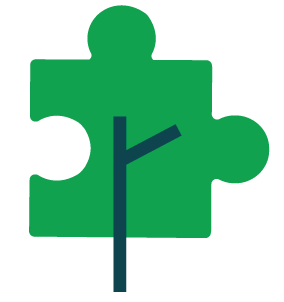 Talanja Green Puzzle Tree
